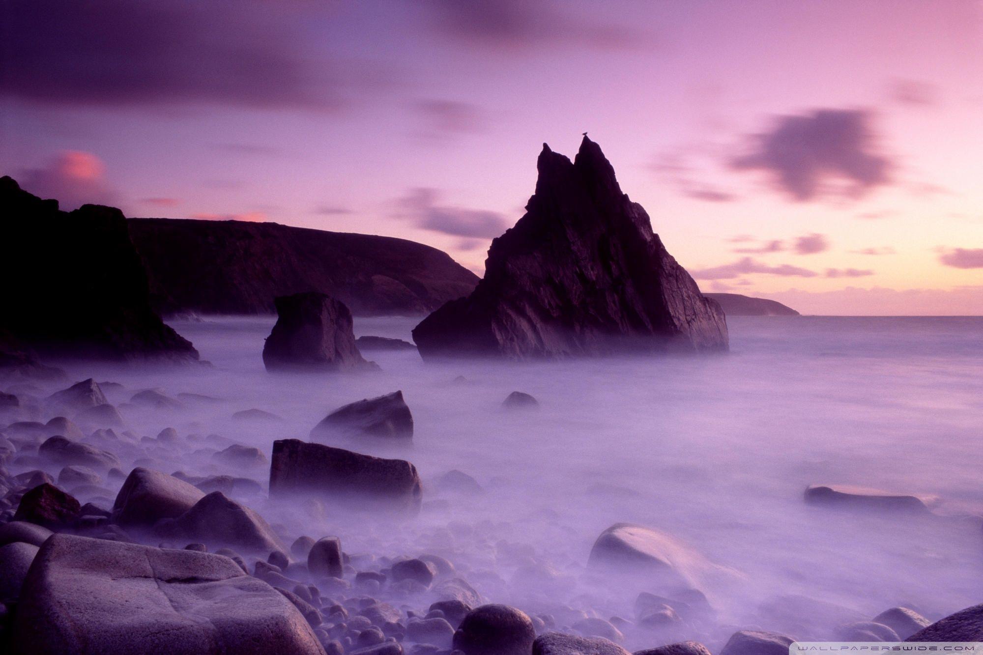 Dusk Cligga Point Cornwall England ❤ 4K HD Desktop Wallpaper for 4K