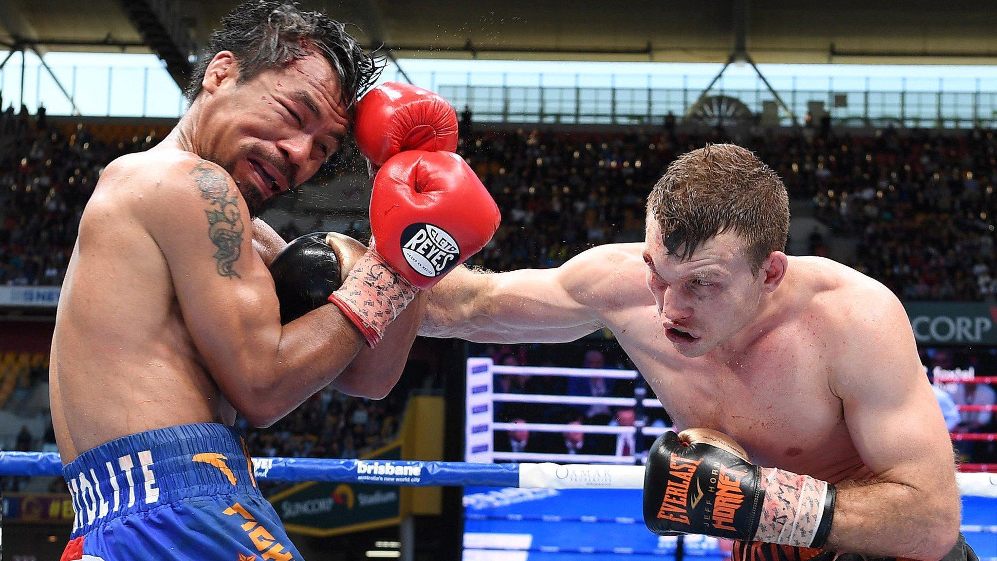 Manny Pacquiao: Jeff Horn wins WBO welterweight title in Brisbane
