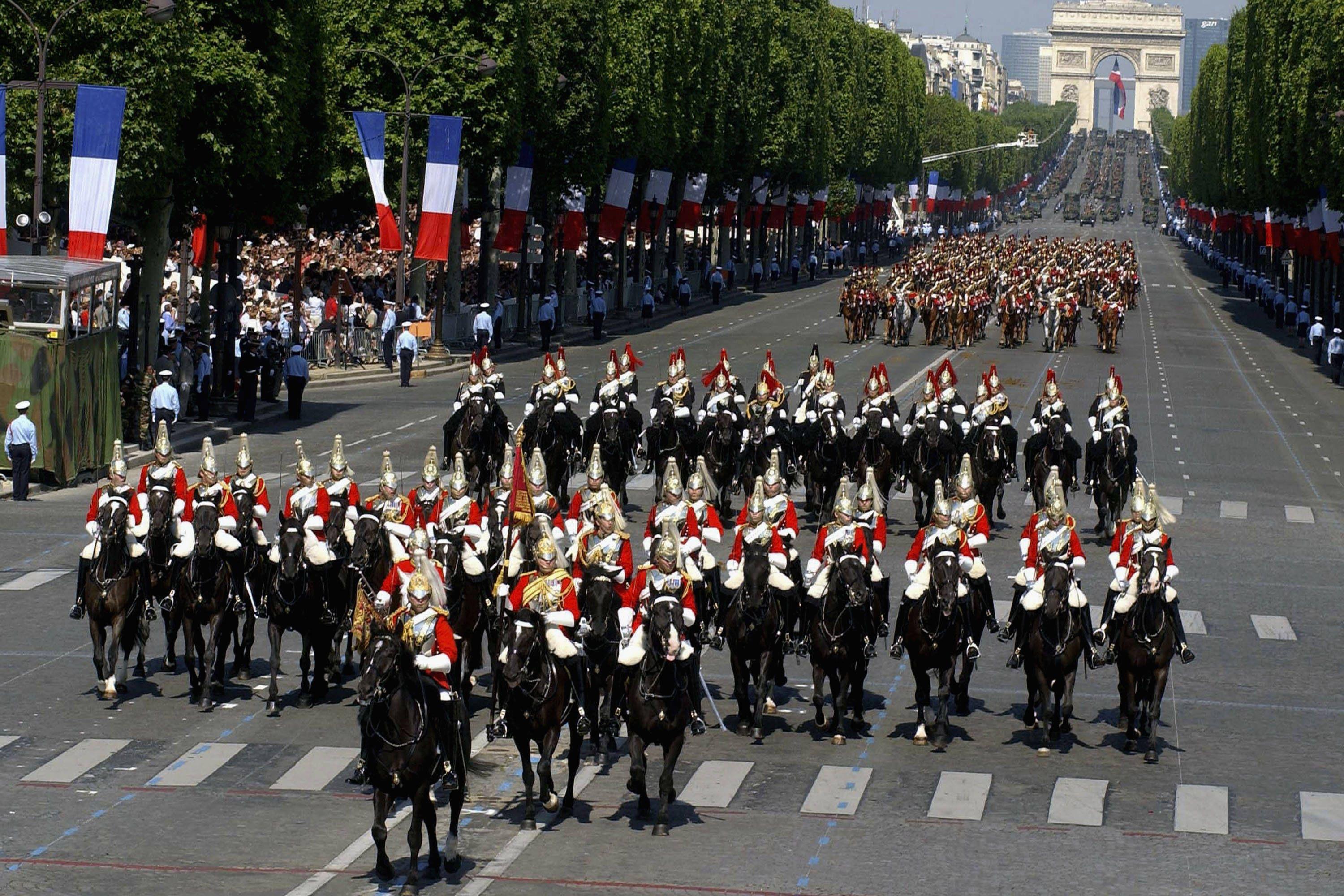Bastille Day Parade Graphic For Share On Myspace, Download Fastival