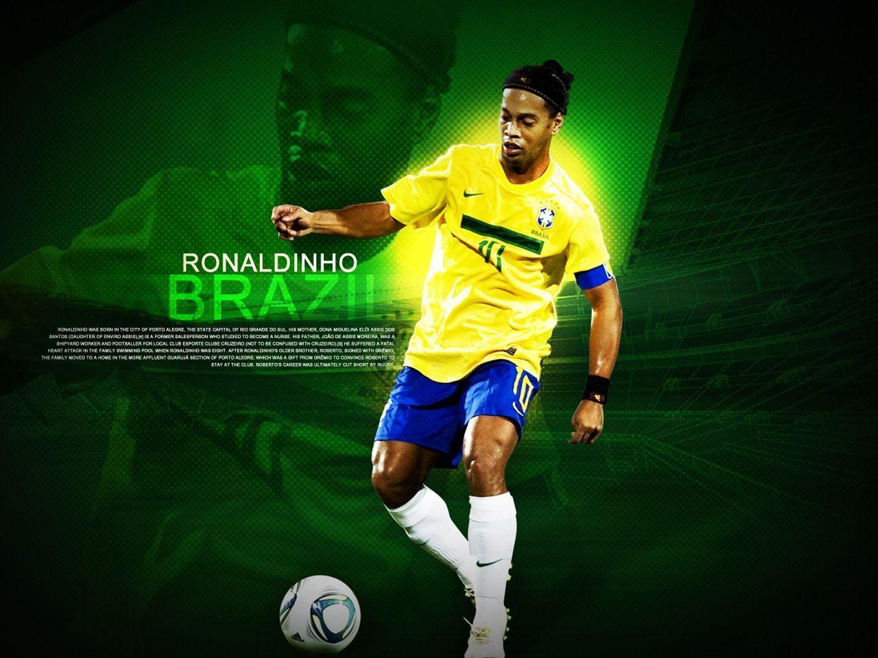 Ronaldinho Brazil HD Wallpaper. Ronaldinho HD Picture. Ronaldinho