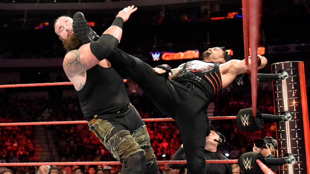 Roman Reigns vs. Braun Strowman Match: photo