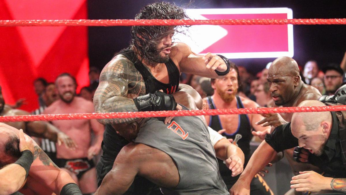 WWE Raw video highlights: Roman Reigns & Bobby Lashley brawl