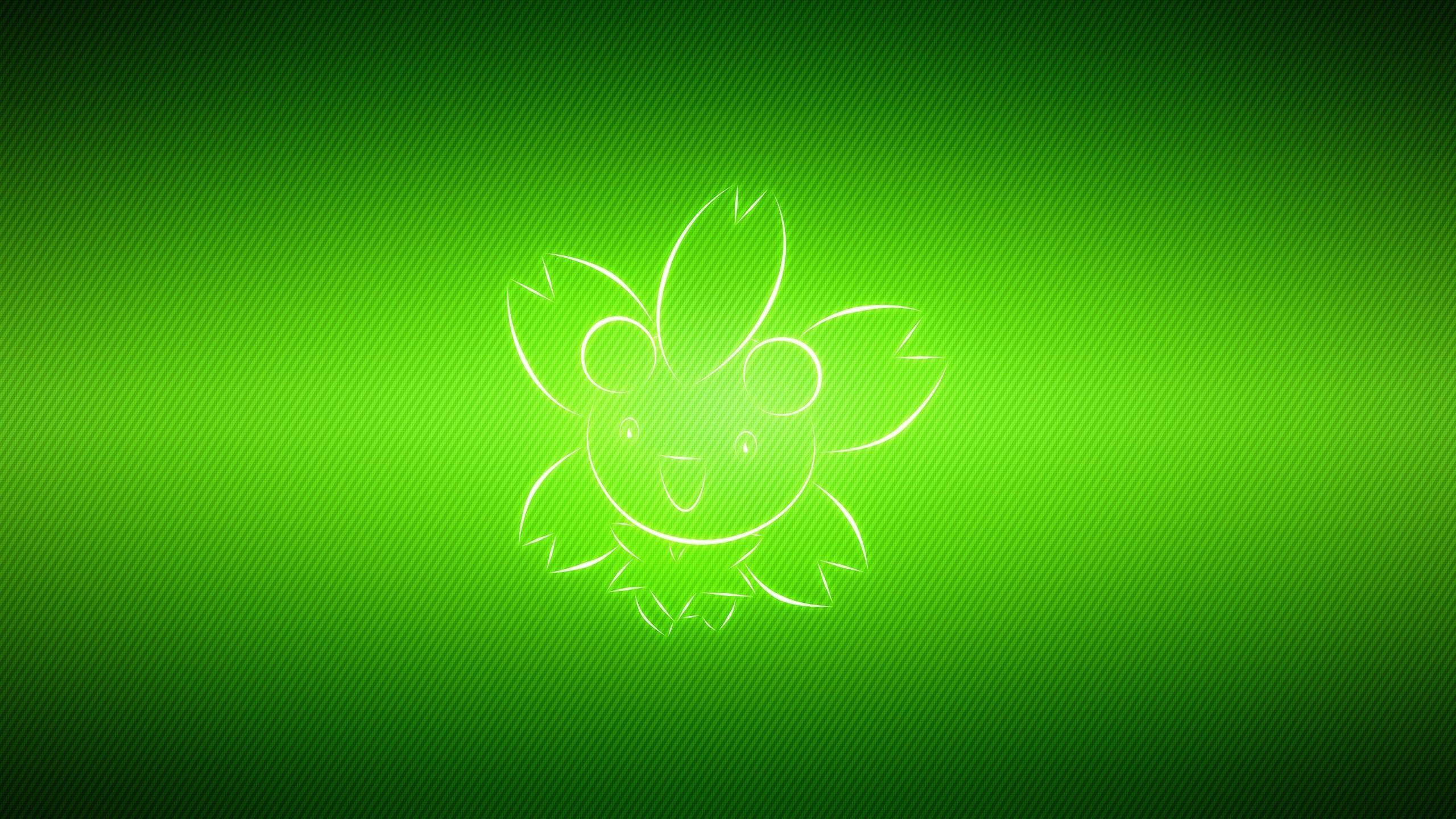 wallpaper pokemon, cherrim, green HD, Widescreen, High Definition