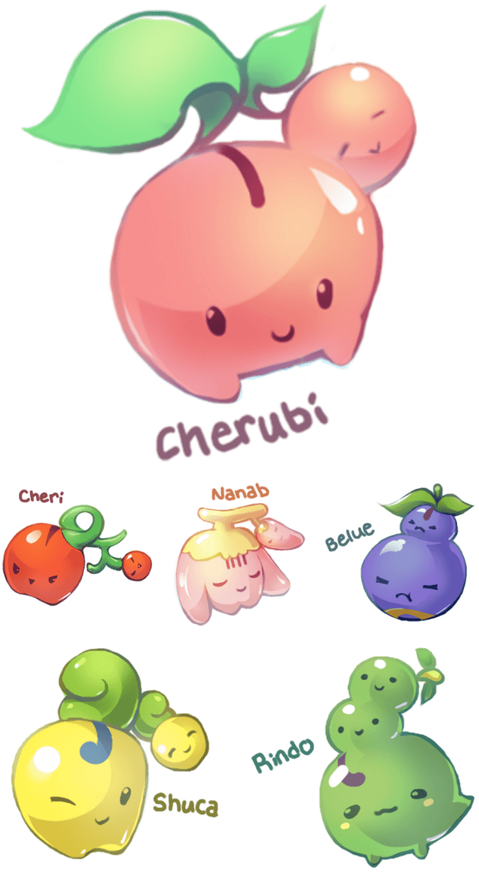 Pokemon Variation of Cherubi. Source