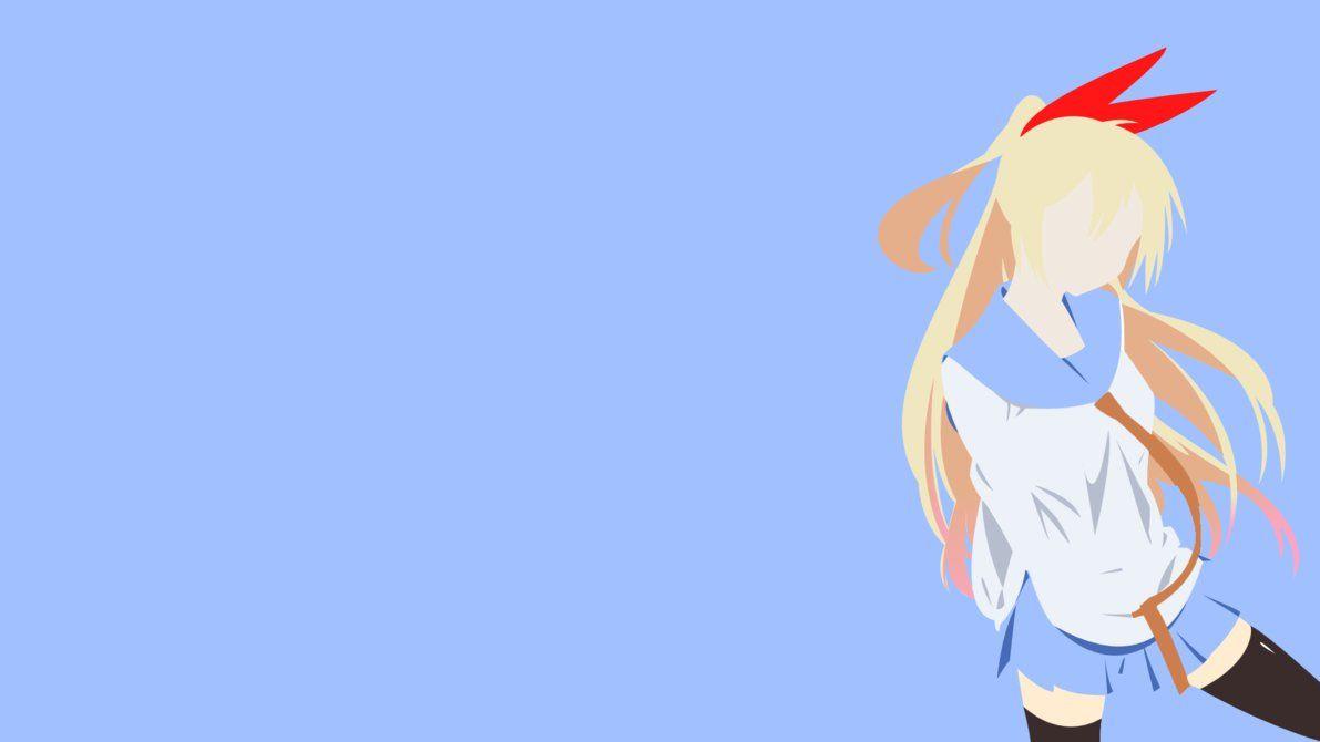 Chitoge Minimalistic Wallpaper 1920x1080