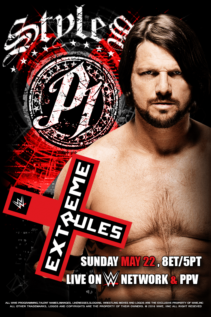Custom Extreme Rules 2016 Poster