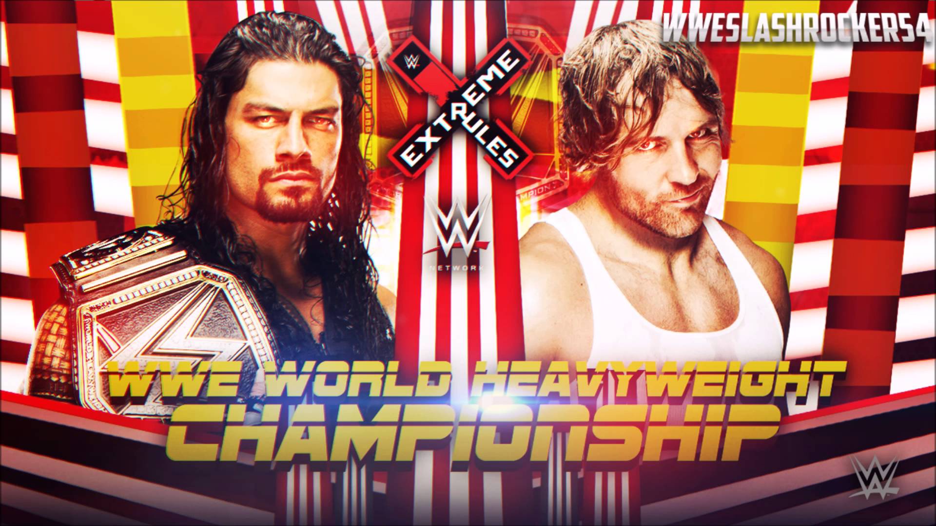 WWE Extreme Rules 2016 Match Card Reigns vs Dean Ambrose