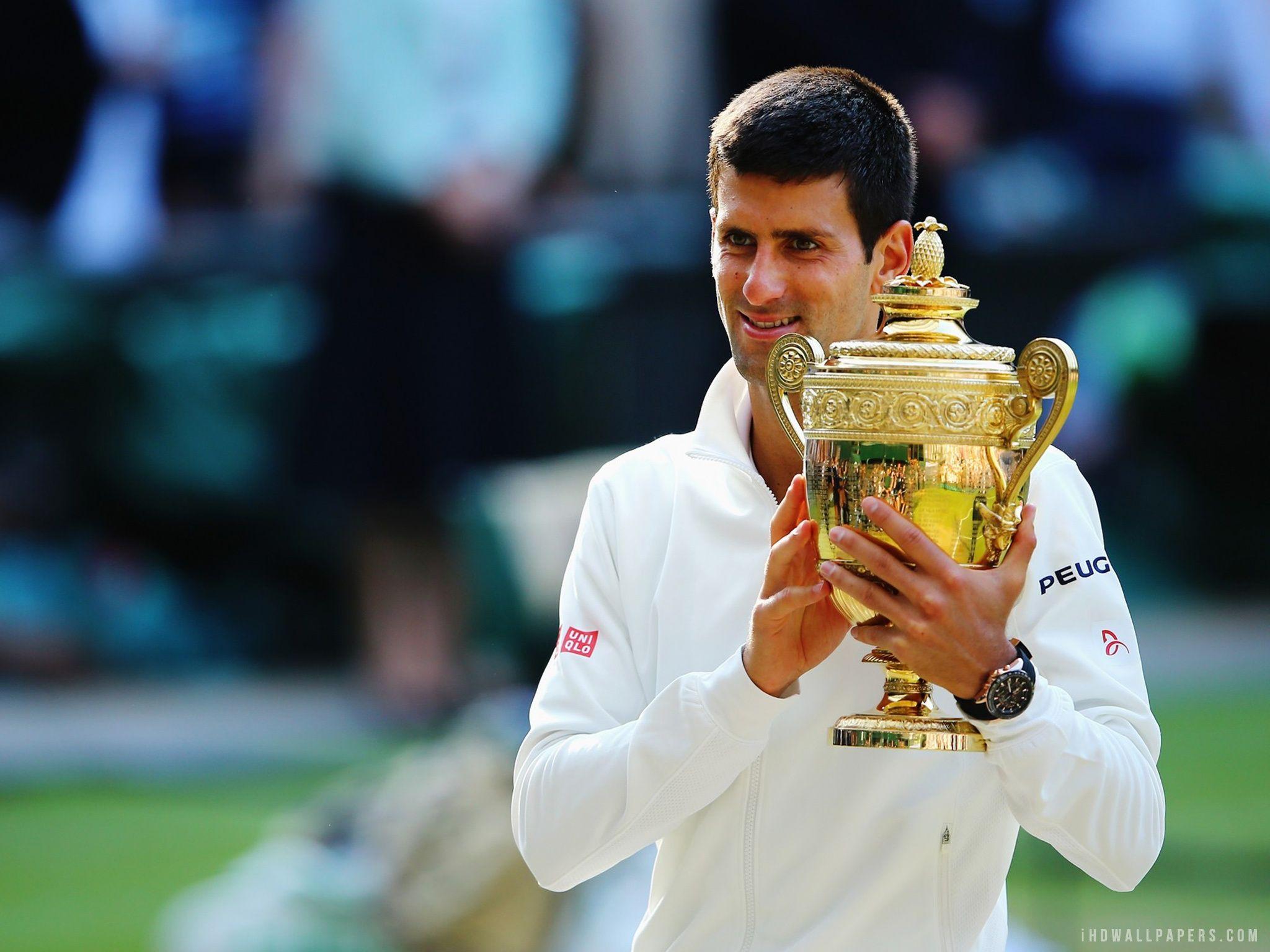 Novak Djokovic 2014 Wimbledon Winner wallpaper. sports. Wallpaper