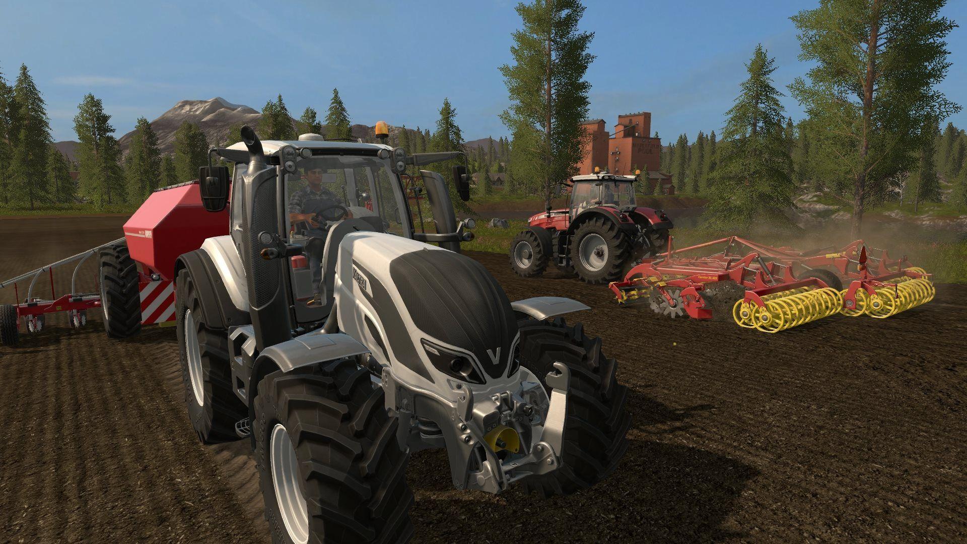 Farming Simulator 17 and Eye Tracking Simulator 17