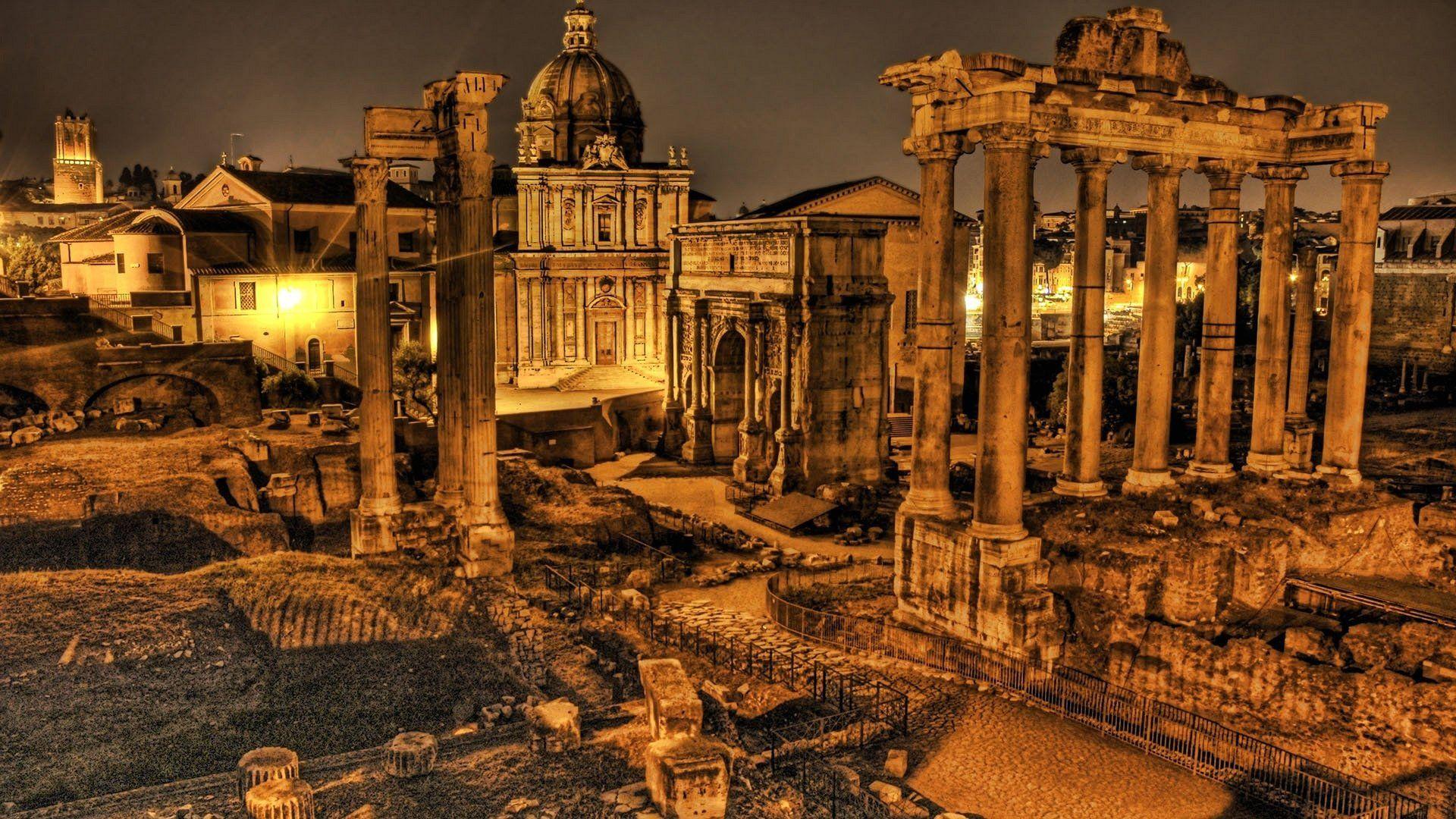 Wallpaper Rome Ruines Italy x 1080 Metropolis