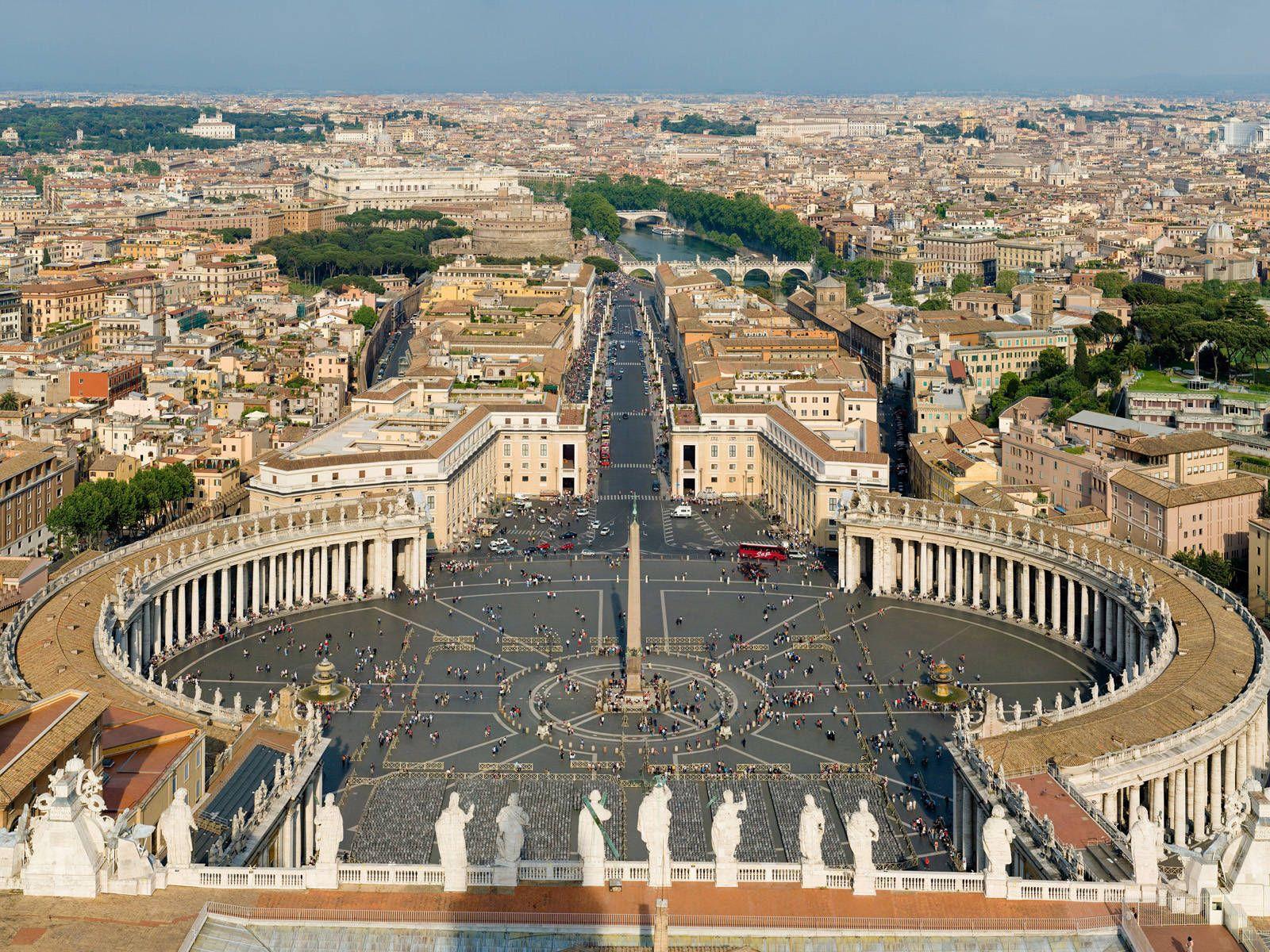 Vatican Cityscape in Rome Italy