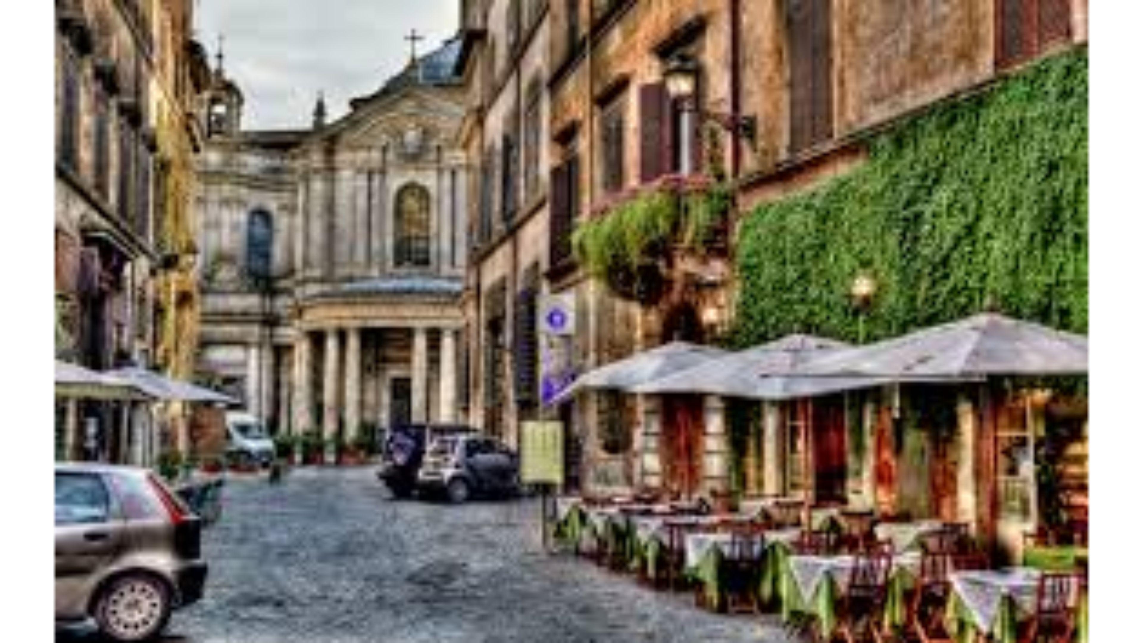 Street View 4K Rome Italy Wallpaper. Free 4K Wallpaper