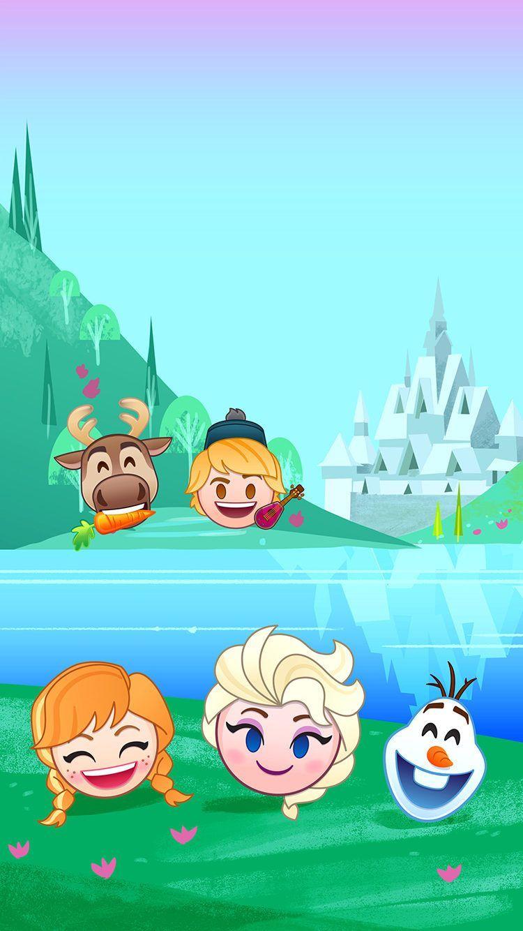 You Will Heart These 4 Disney Emoji iPhone Wallpaper in Celebra