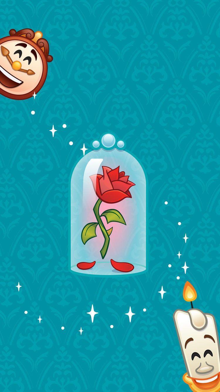 You Will Heart These 4 Disney Emoji iPhone Wallpaper