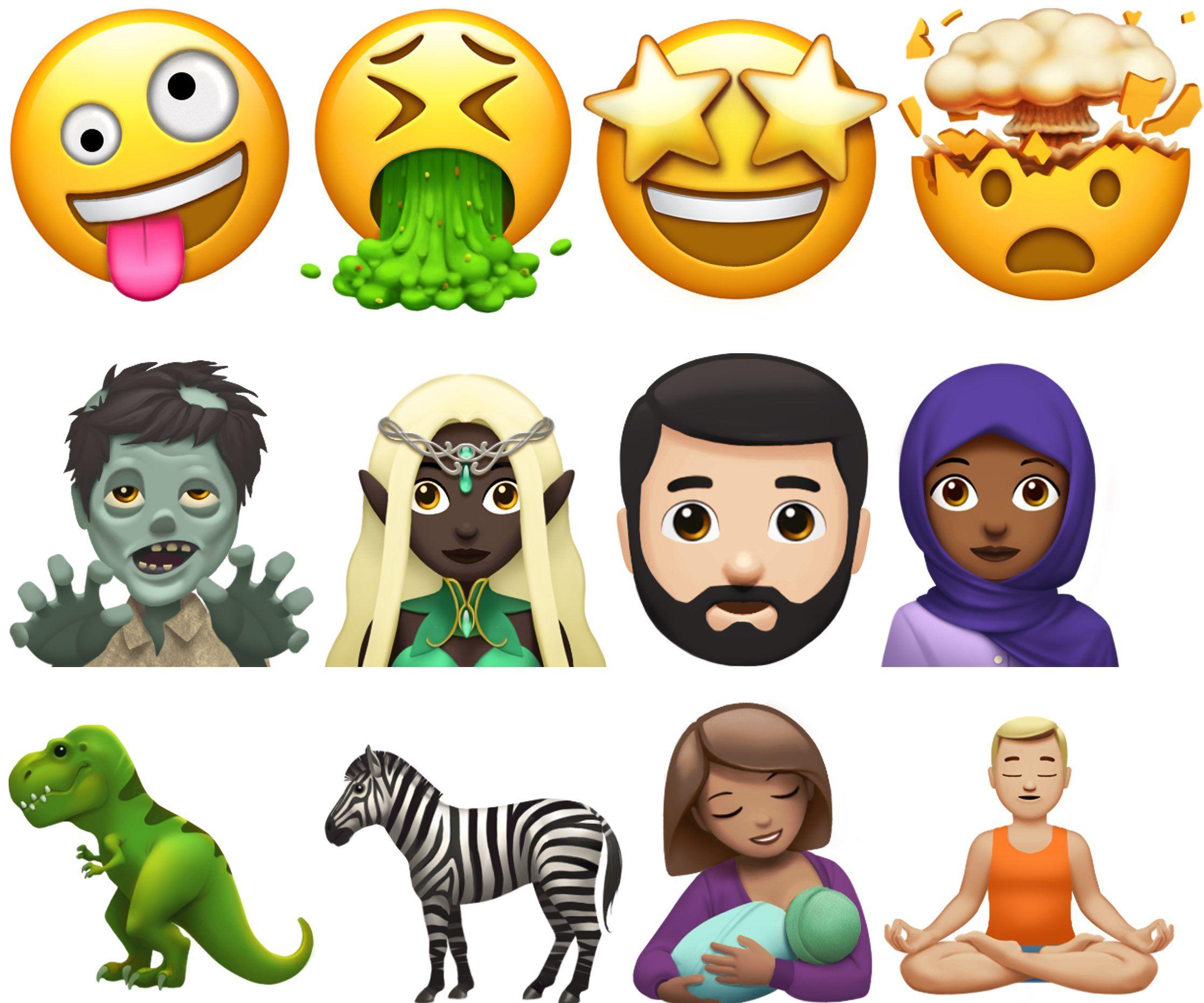 Here are some of new emoji coming to iPhone, iPad, Mac and Apple