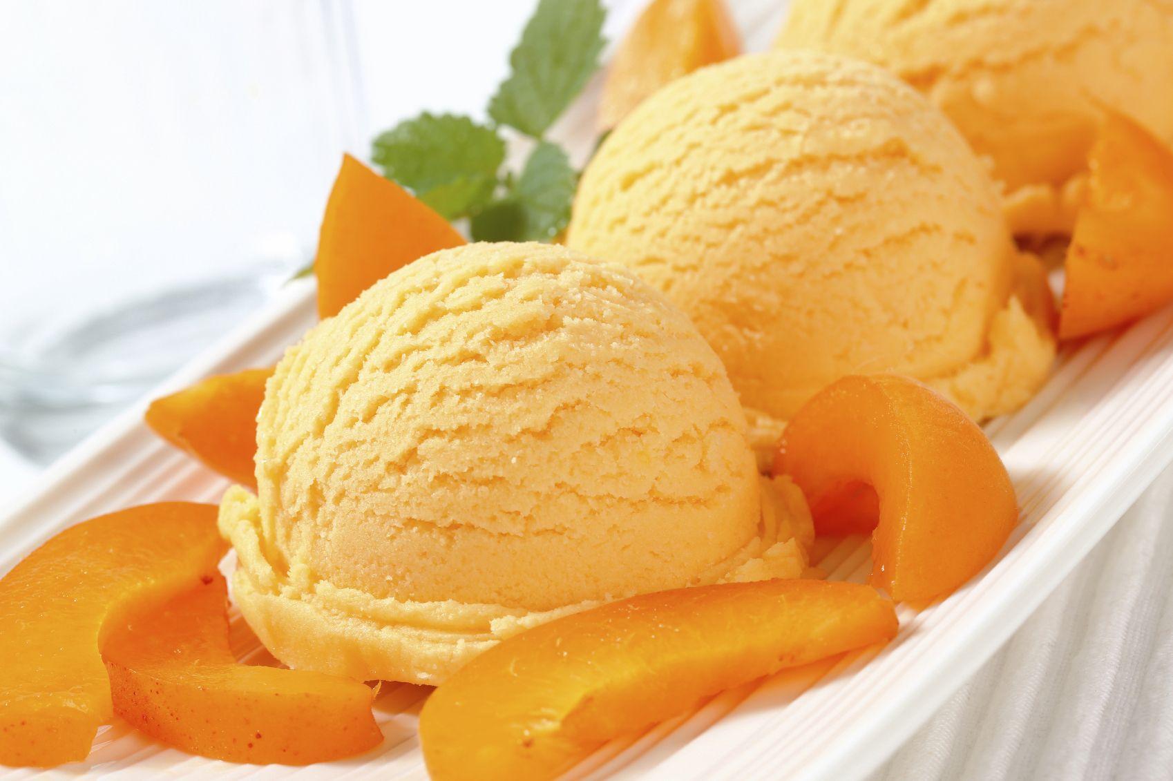 Sweet Fruit Mango Ice Cream Pics. Beautiful image HD Picture
