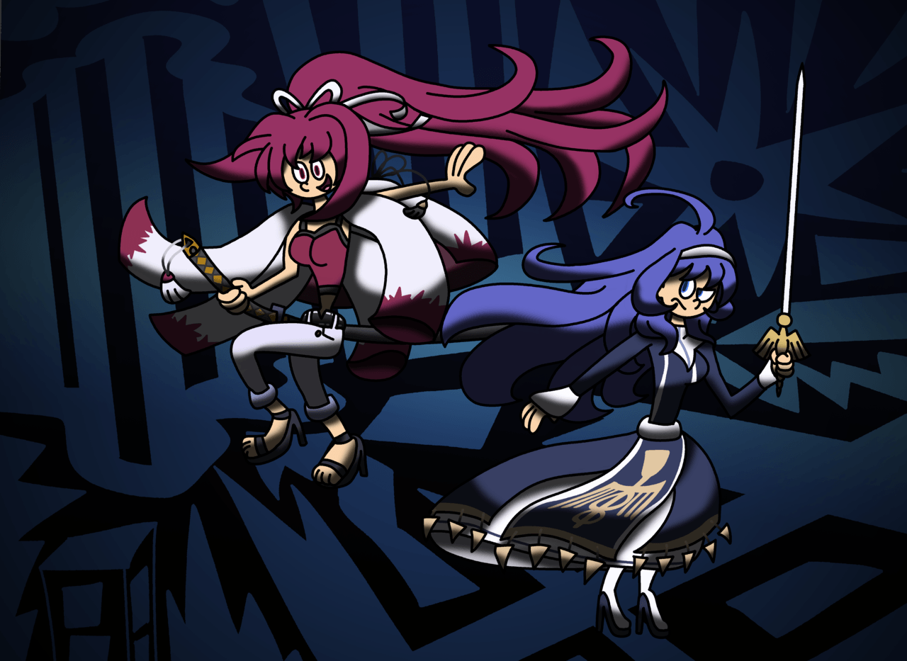 Under Night In Birth: Yuzuriha And Orie