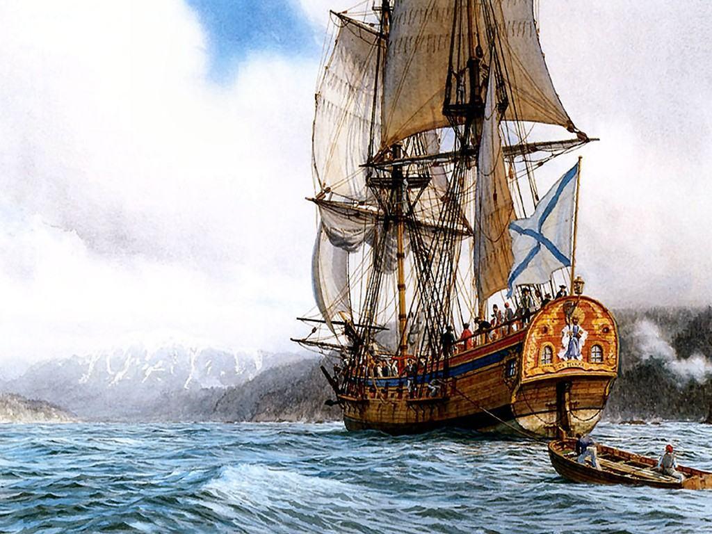Sailing Ship Wallpaper 13 X 768