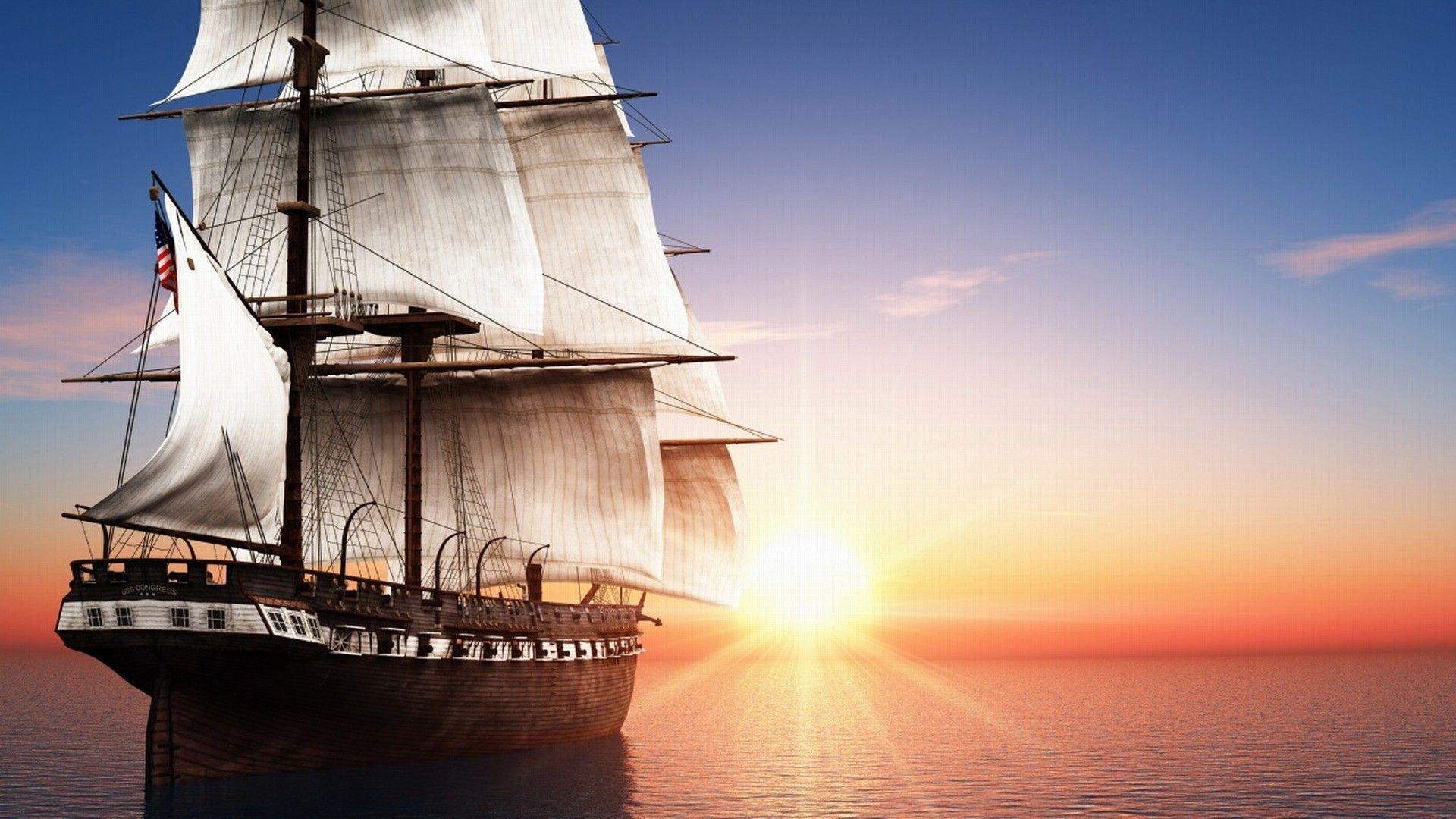 sailor ship background