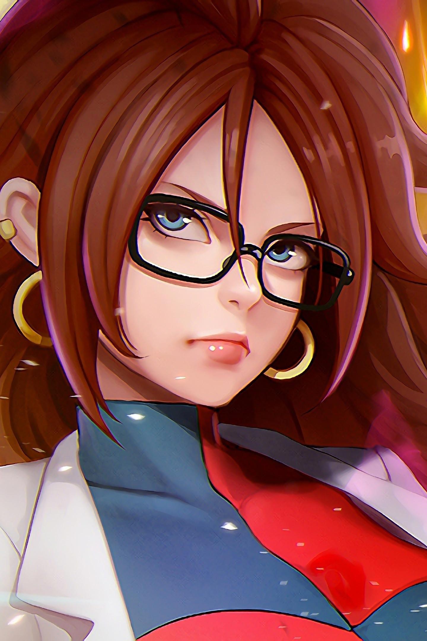 Download 1440x2880 wallpaper hot, dragon ball fighterz, android 21