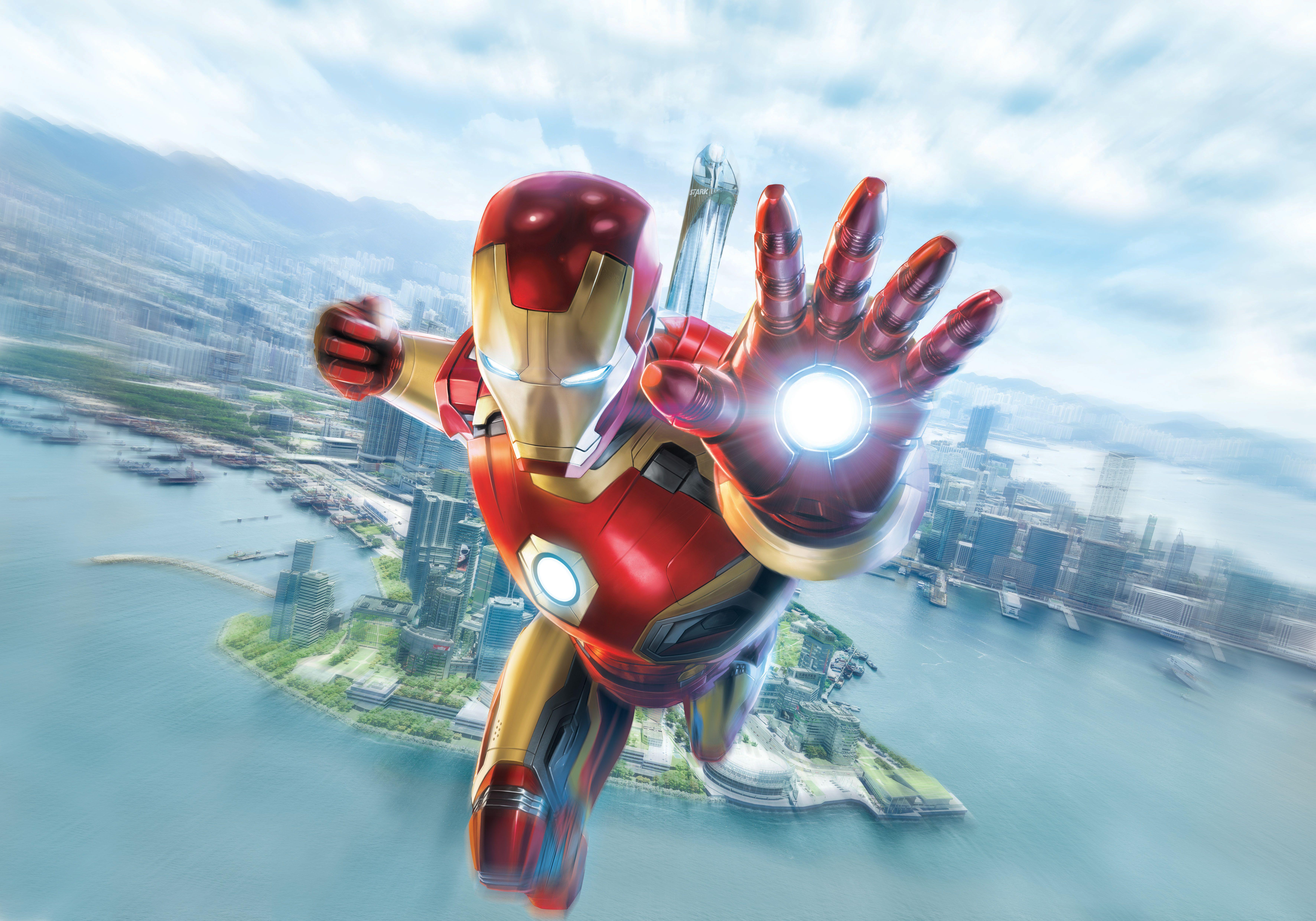 Wallpaper Iron Man, Iron Man Experience, Hong Kong Disneyland, 4K