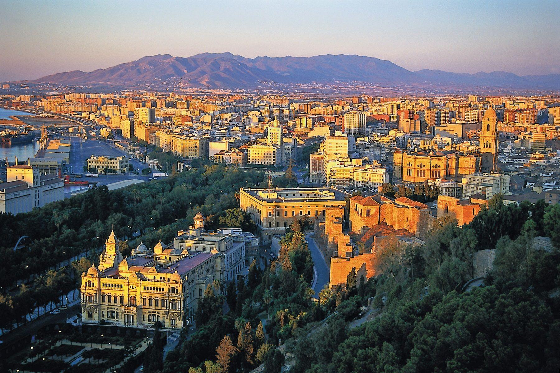 Malaga, Spain, City skyline