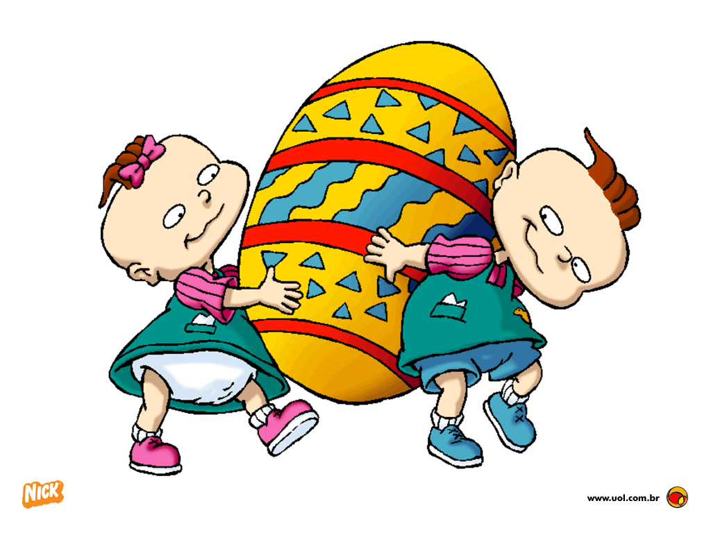 Rugrats Phil & Lil Easter Egg Wallpaper.gif. Nickelodeon