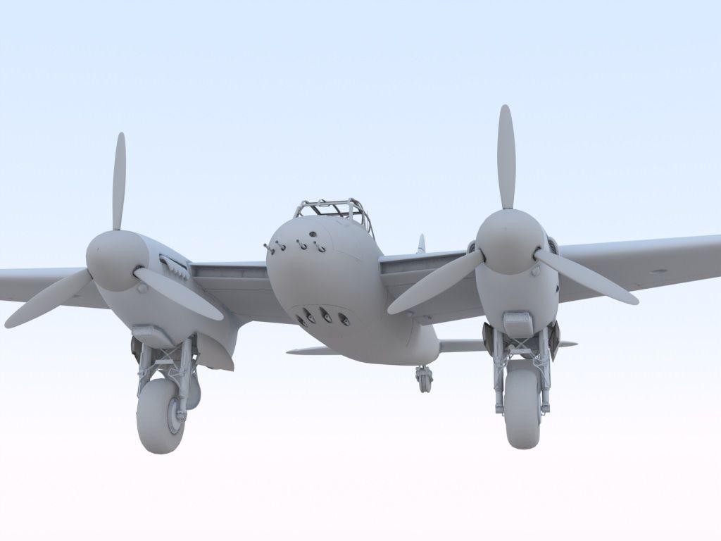 3D De Havilland DH98 Mosquito F B MkVI