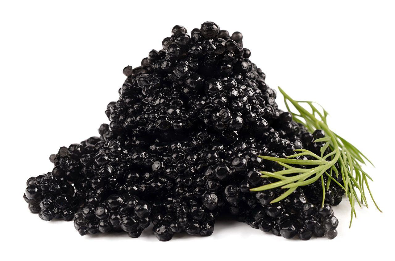 Wallpaper Black Grain Caviar Food