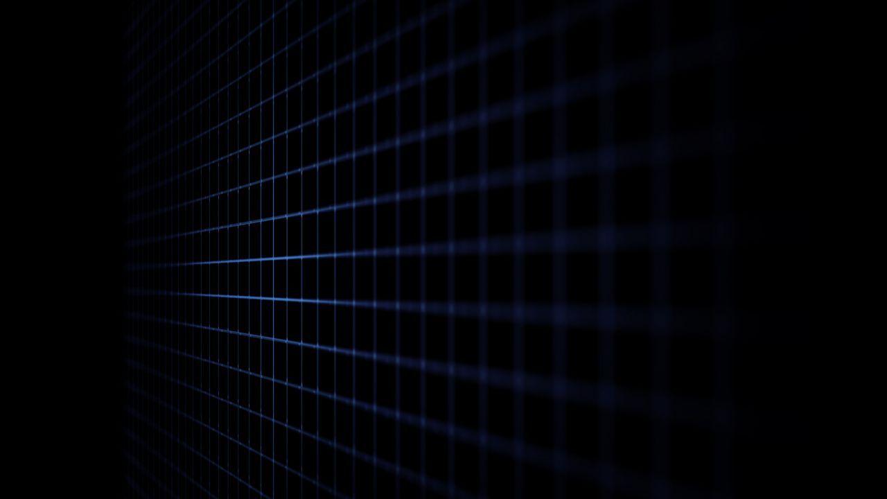 Wallpaper Grid lines, Blue lines, Dark, 4K, Abstract