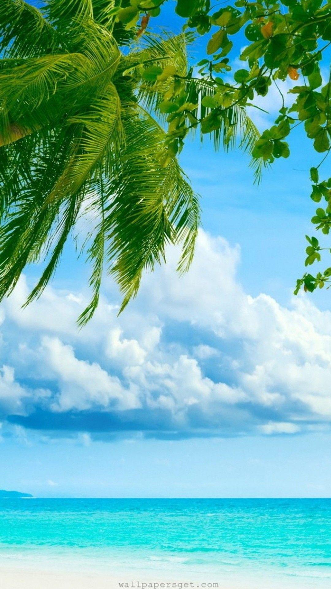 Beach HD Wallpaper for iPhone 7