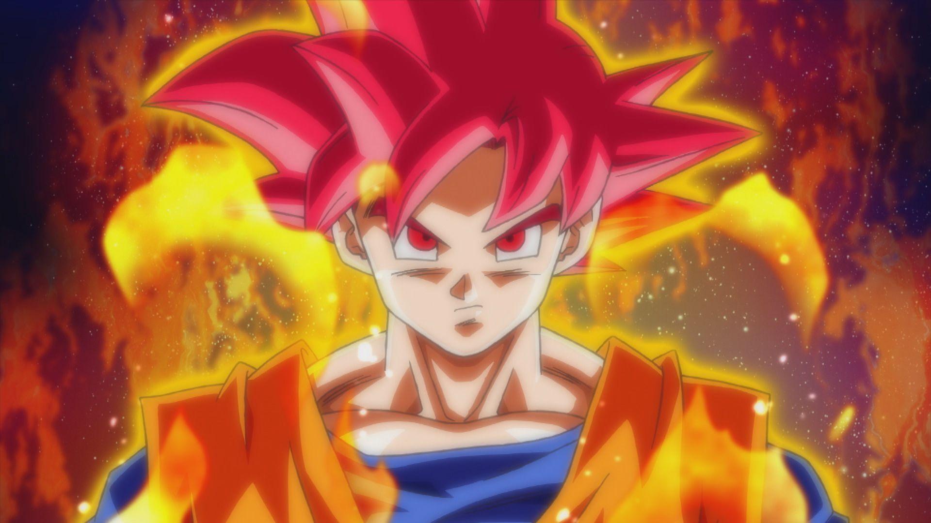 Dragon Ball Z Goku Super Saiyan God Wallpaper. Anime