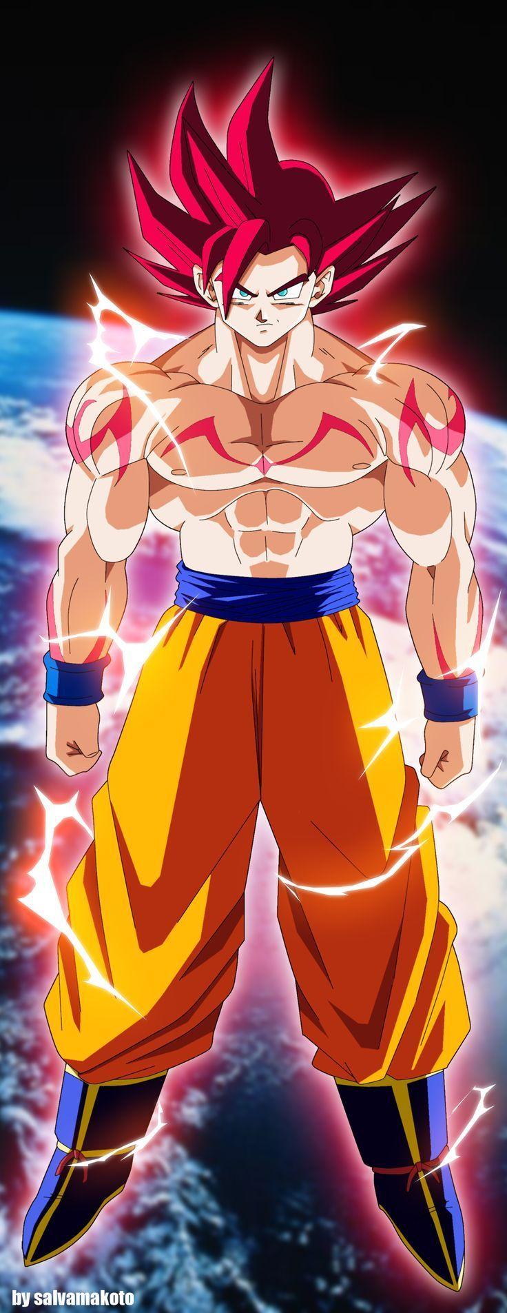 Fondos De Pantalla De Goku Ssj Dios Rojo