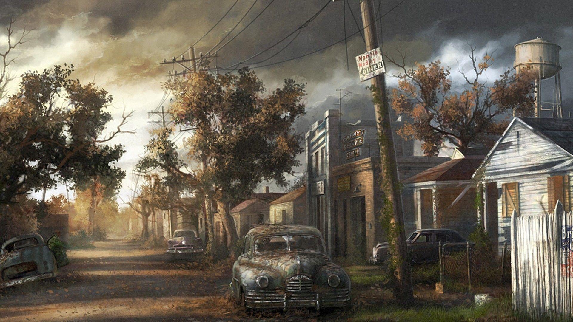 Post Apocalyptic Wallpaper and Background Image