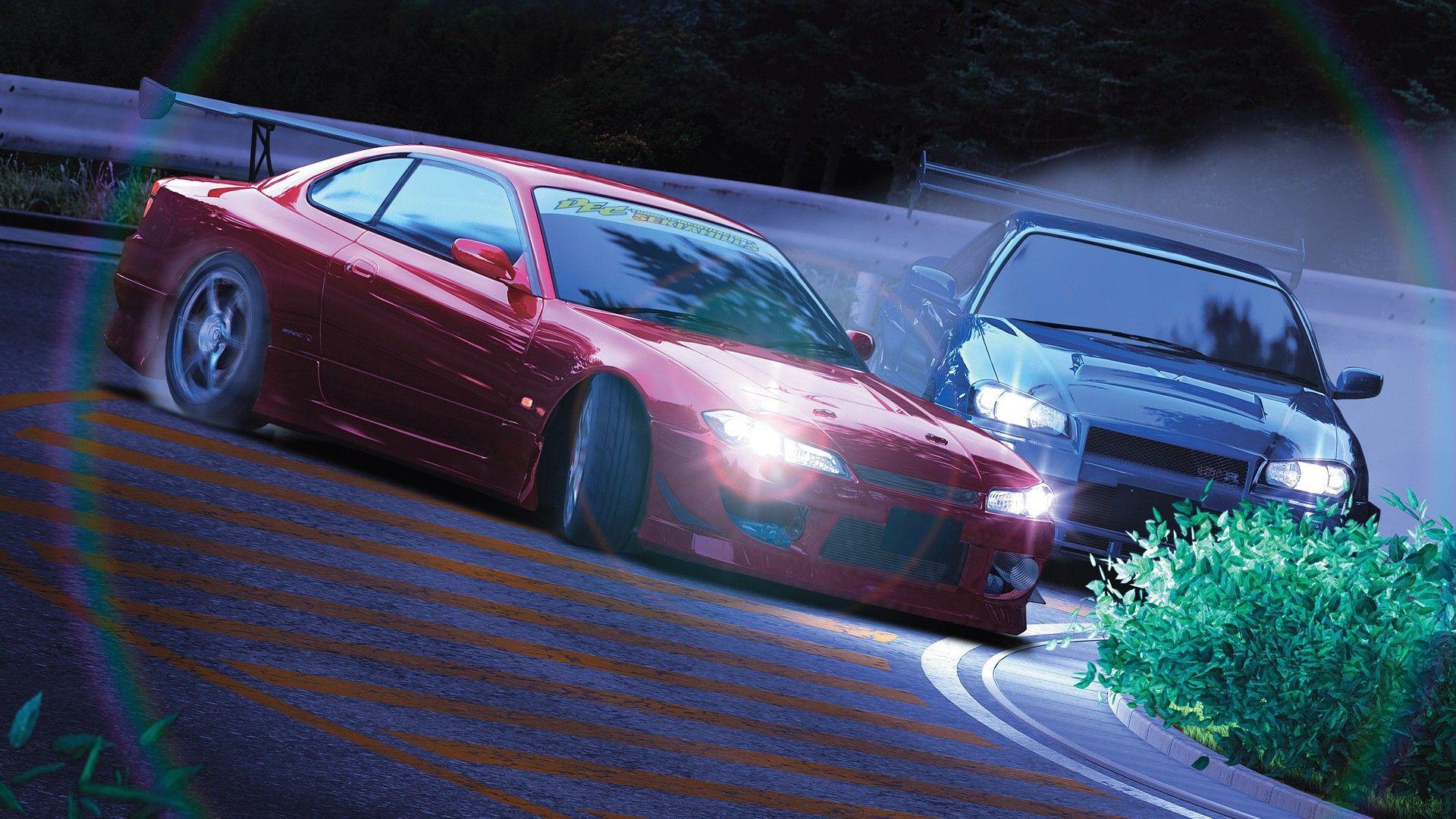 Japan, cars, Nissan Silvia S drifting cars, JDM Japanese domestic market wallpaper