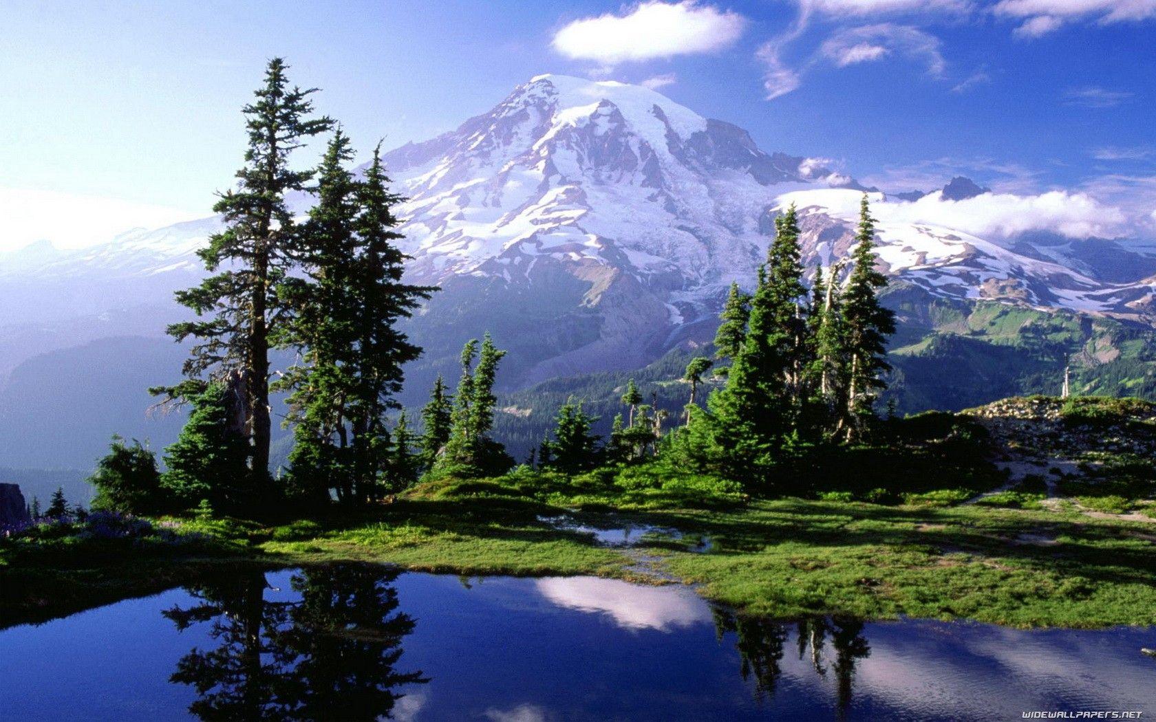 Lakes: Alpine Jewel Blue Lake Sky Trees Forest Beautiful Reflection