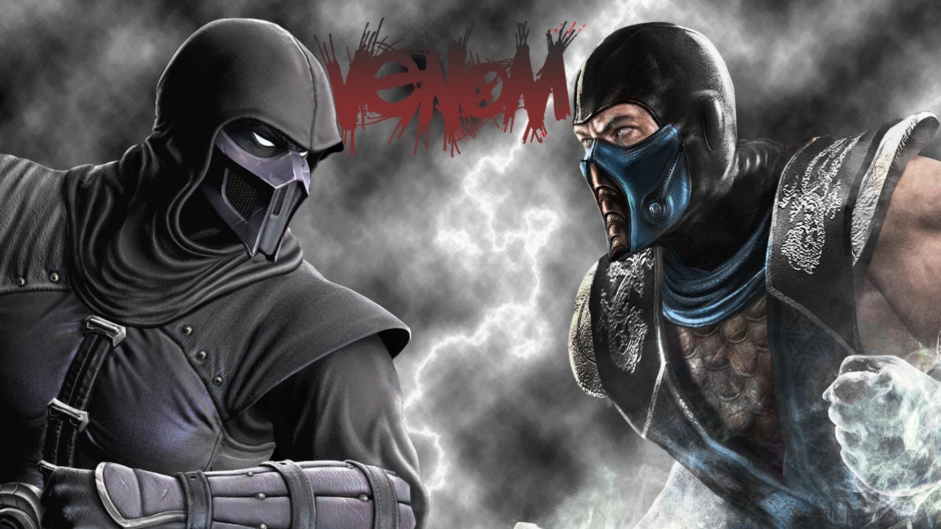 Mortal Kombat Noob Saibot Sub Zero Venom Clouds Wallpaper
