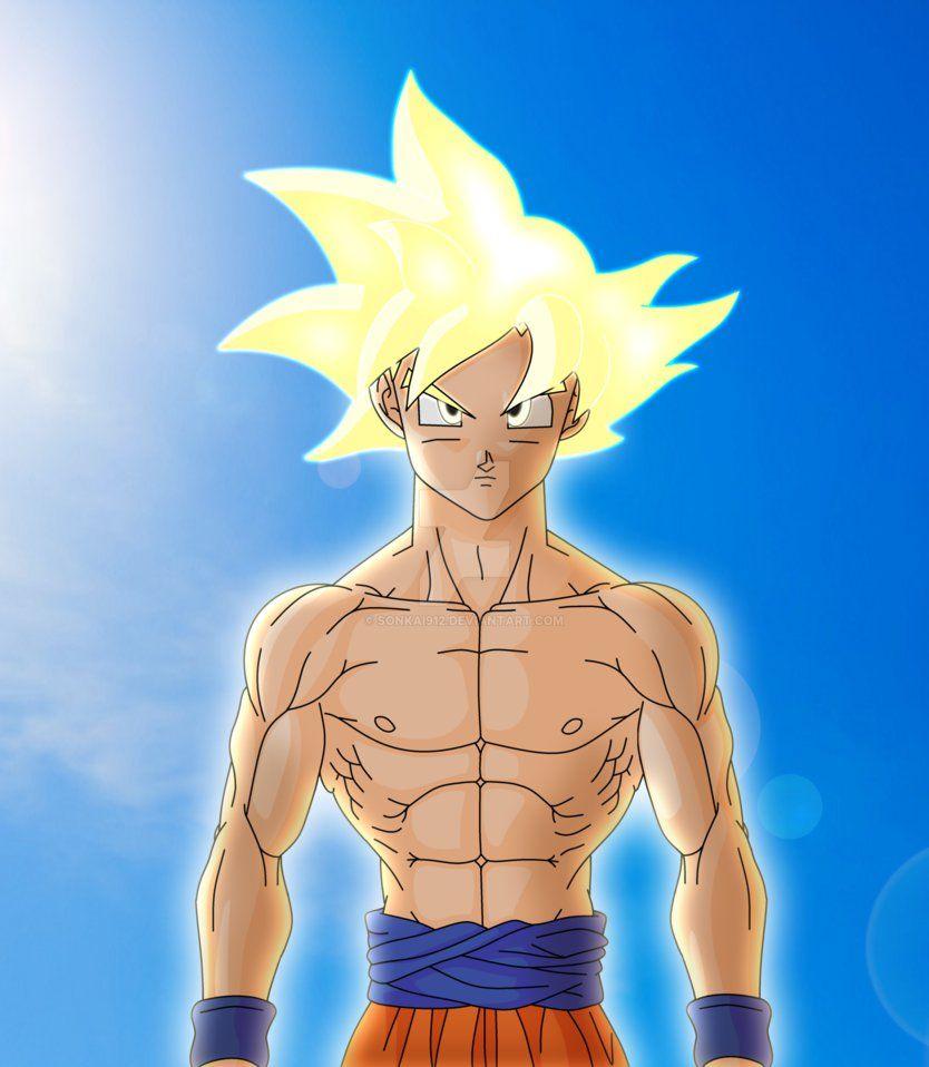 Gold Super Saiyan God Goku