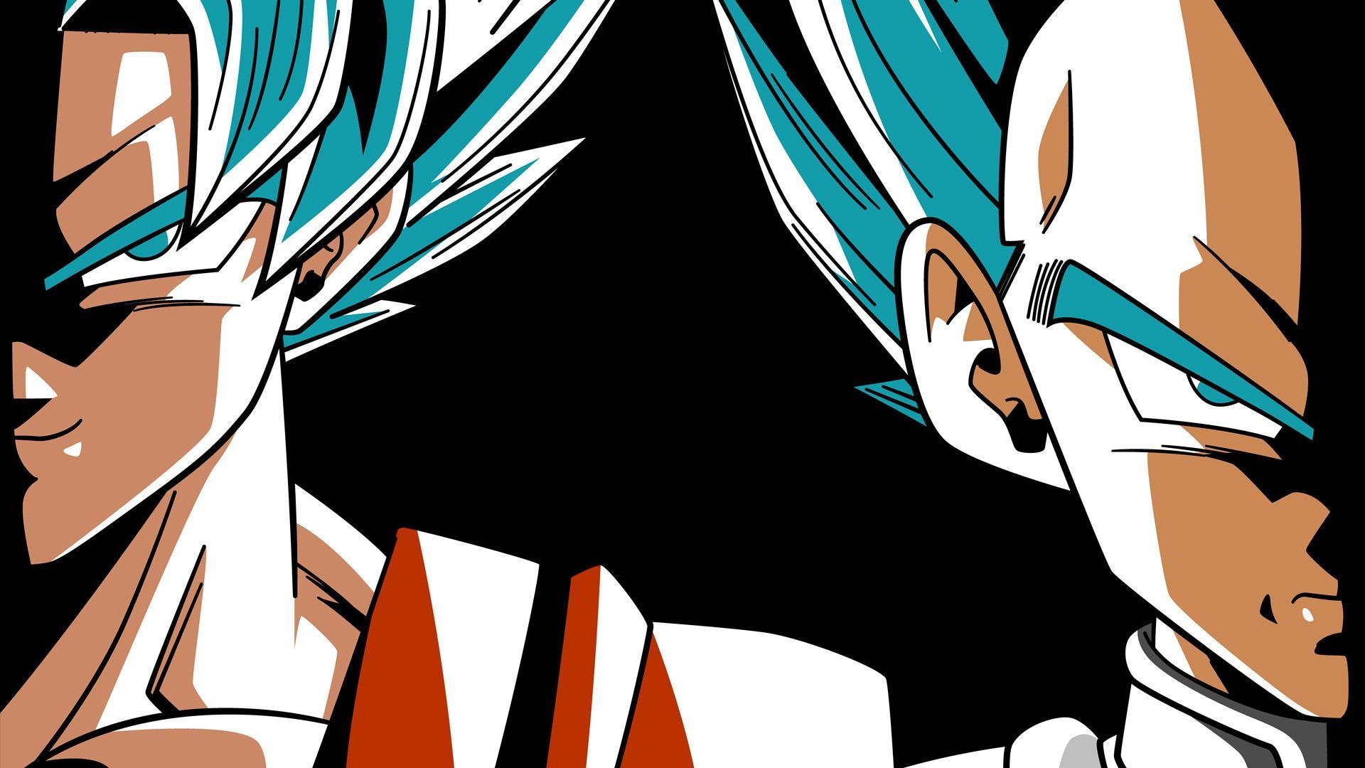 Super Saiyan Blue Goku And Vegeta Dbs Anime M 1920×1080 Wallpaper
