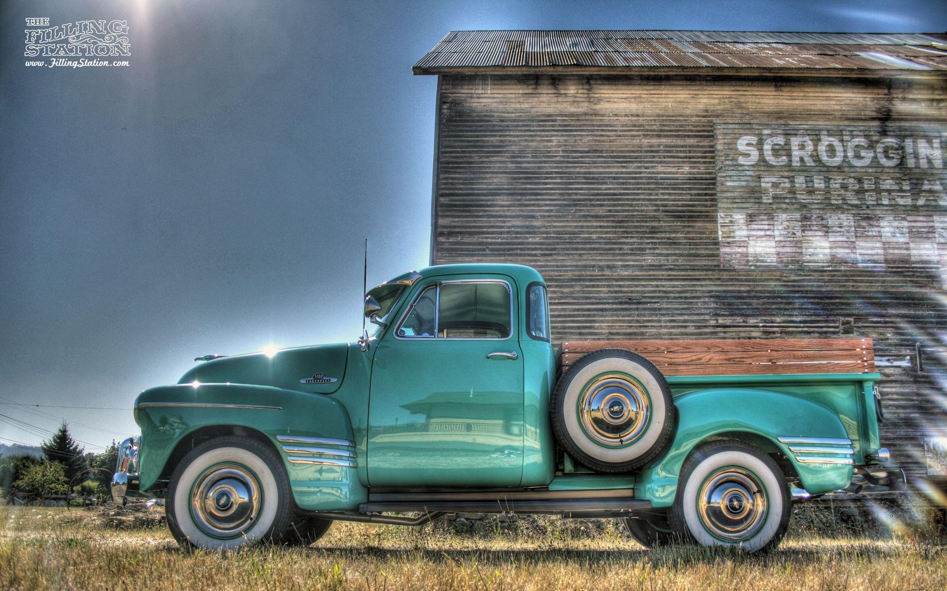 Group of 1960 Chevy Truck Wallpaper