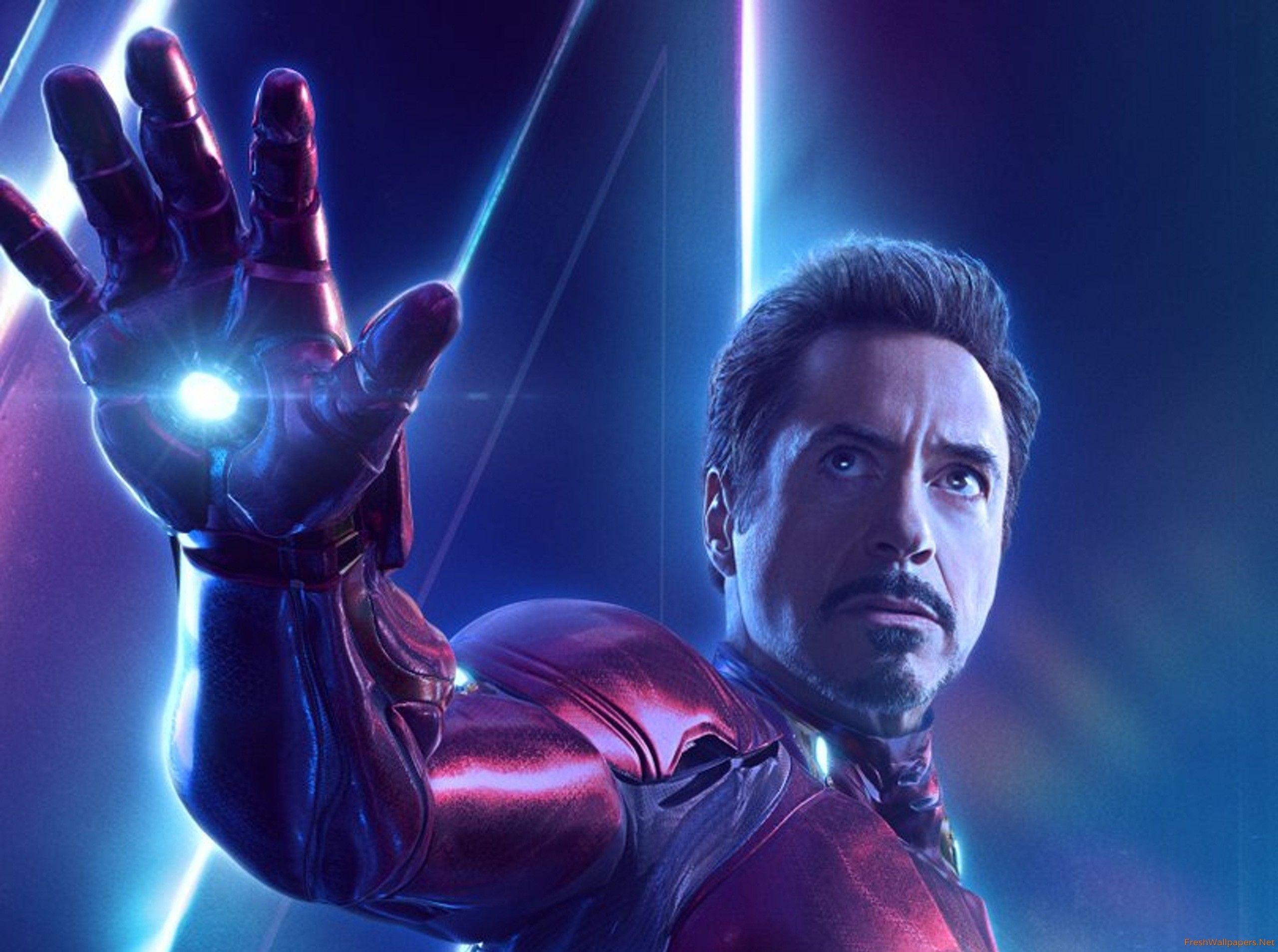 Iron Man In Avengers Infinity War New Poster Wallpaper Download