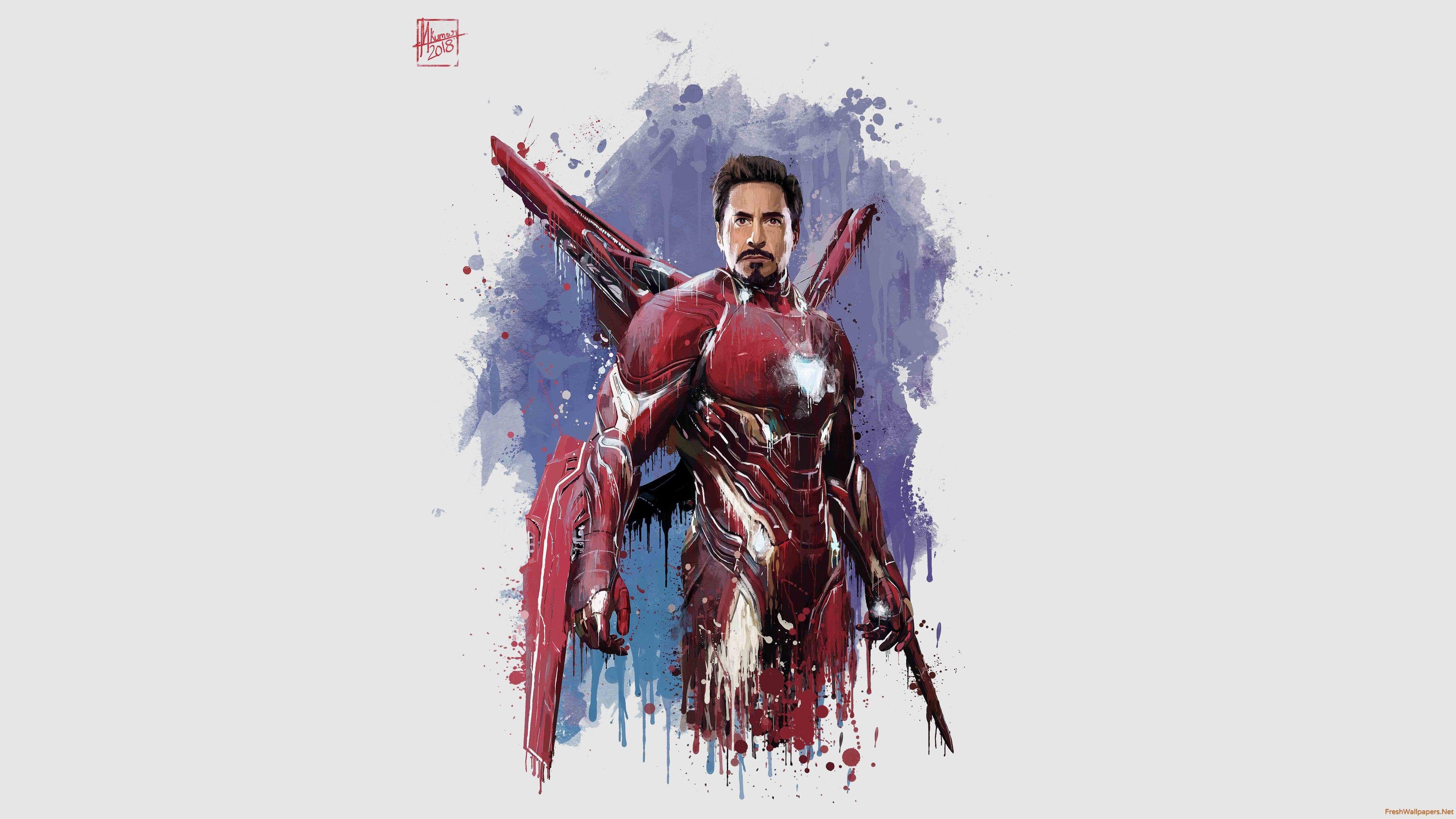Iron Man Avengers Infinity War Artwork wallpaper