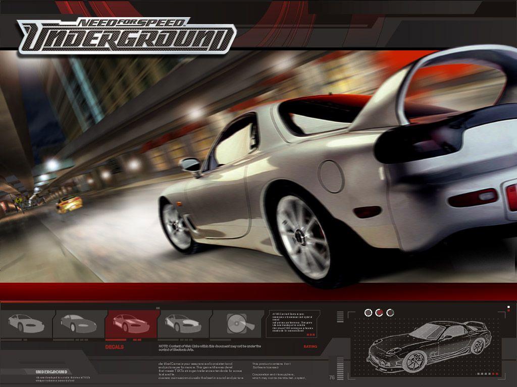 Need for Speed Underground Wallpaper Need for Speed