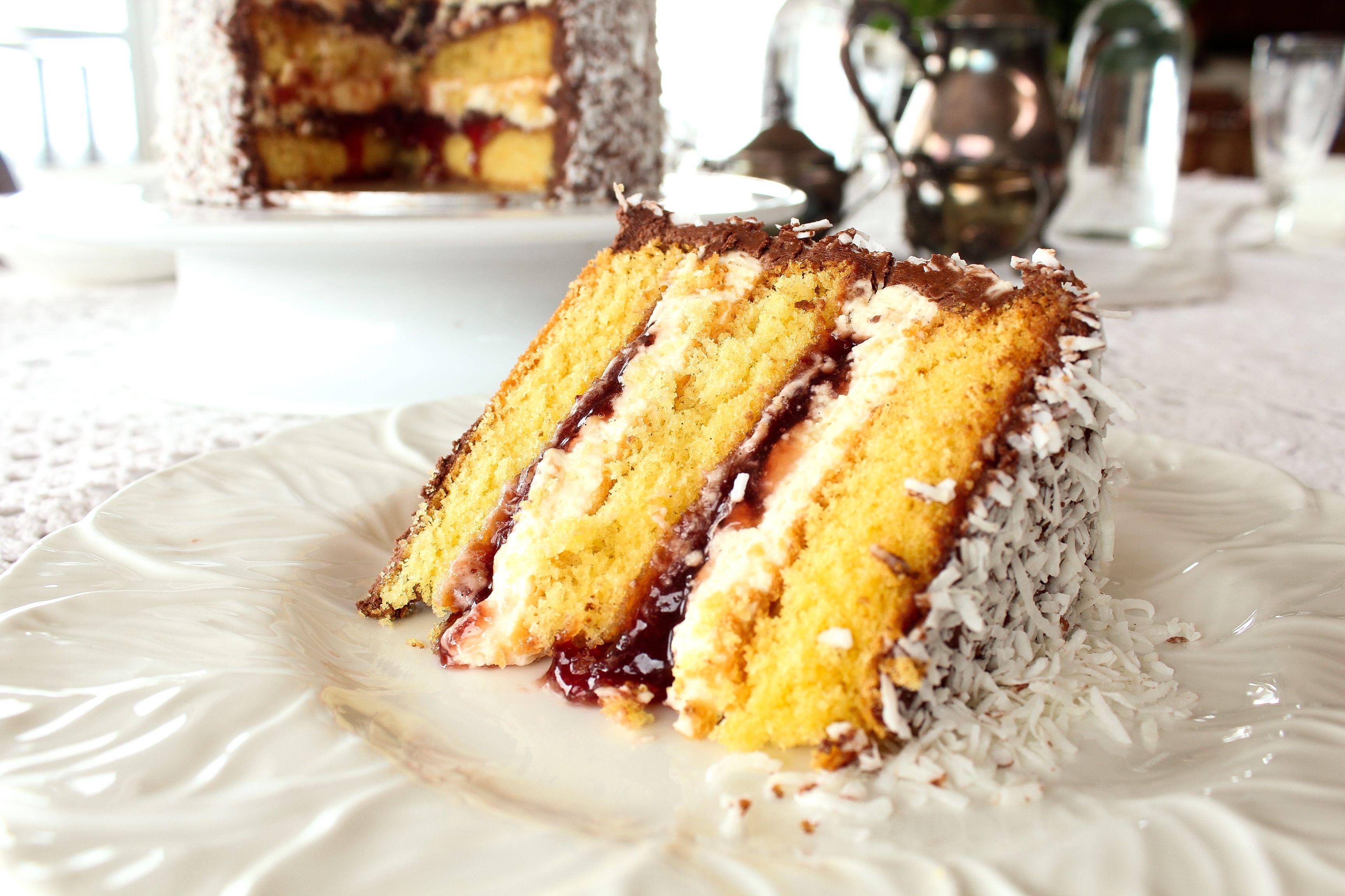 Australian Lamington Cake Wallpaper High Quality