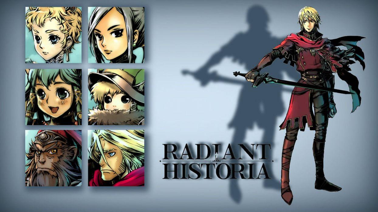 RADIANT HISTORIA Rajianto Hisutoria nintendo rpg fantasy anime