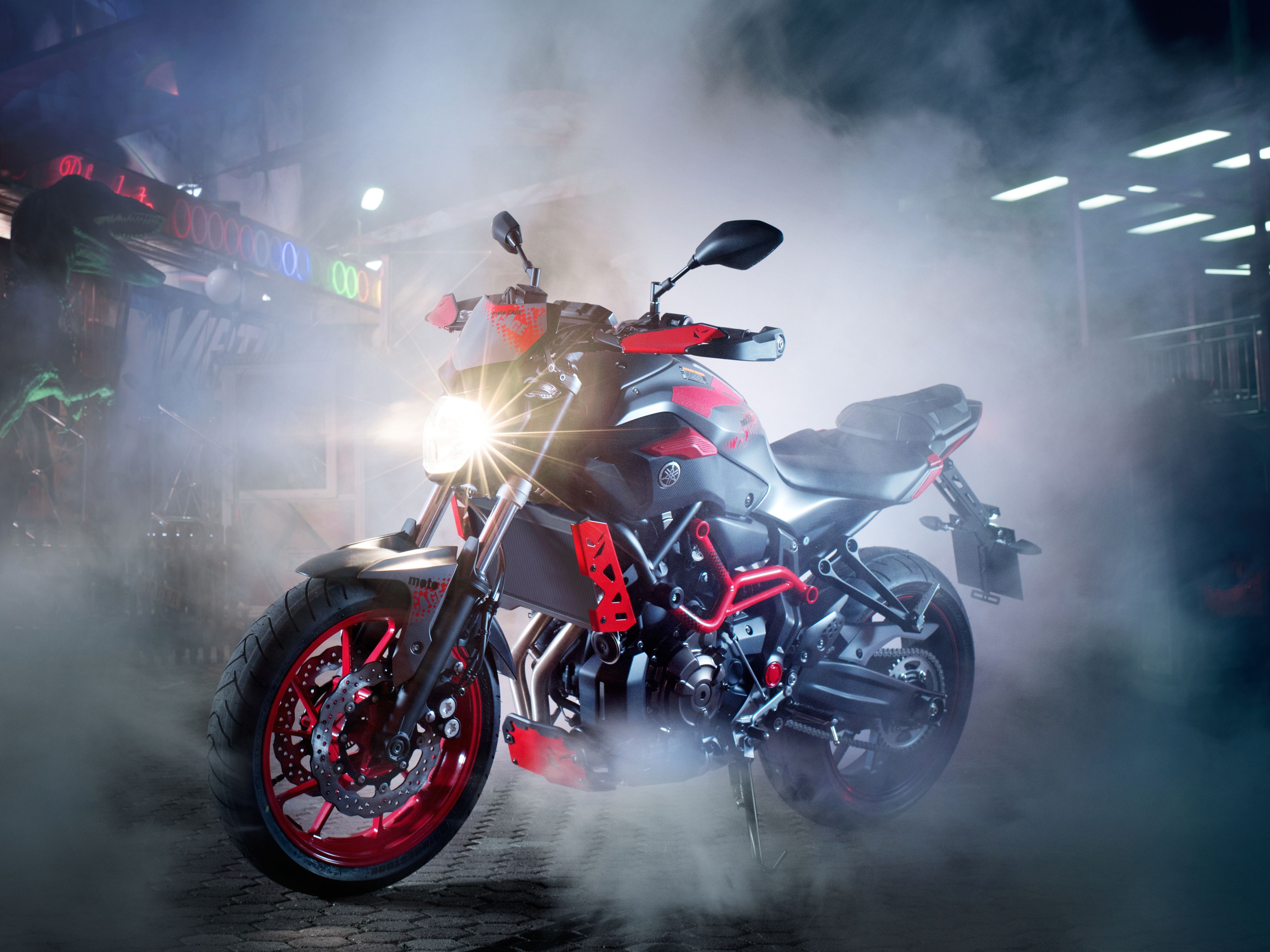 Wallpaper Yamaha MT- 4K, Automotive / Bikes