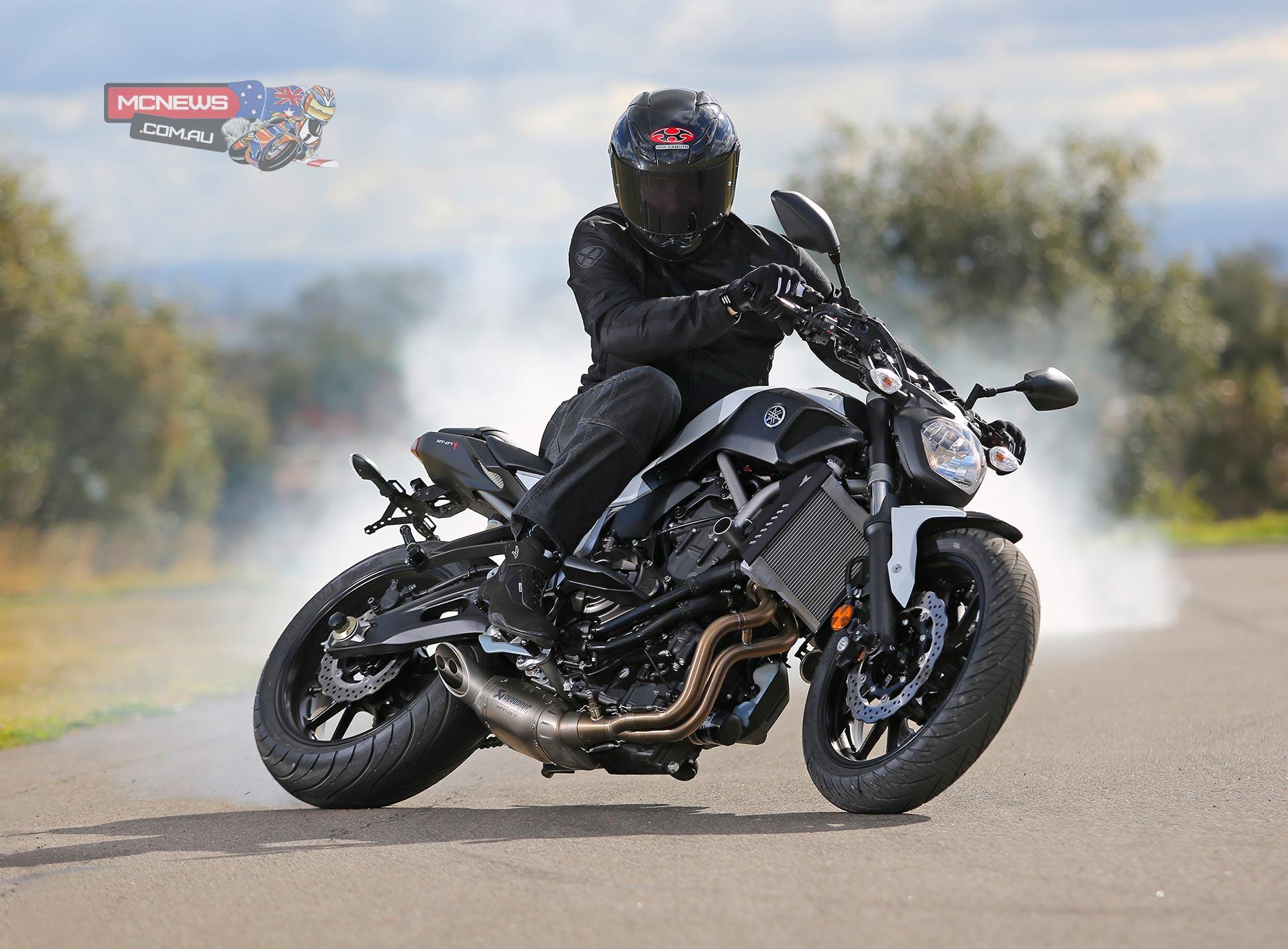 New Yamaha MT 07 Skids Into Town