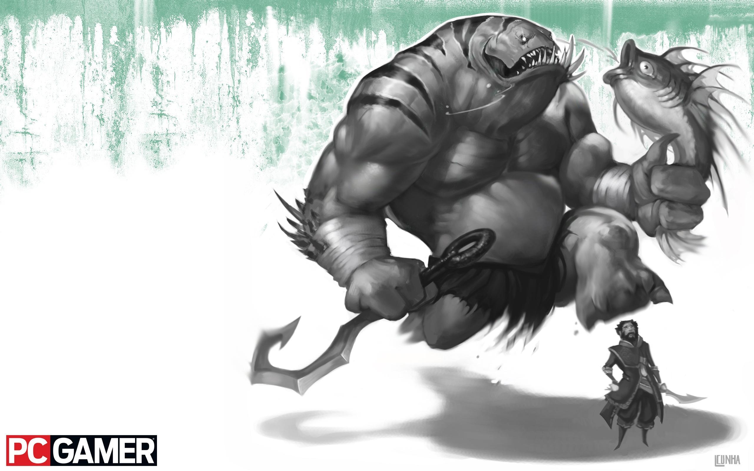 wallpaper tidehunter, kunkka, dota 2 HD, Widescreen