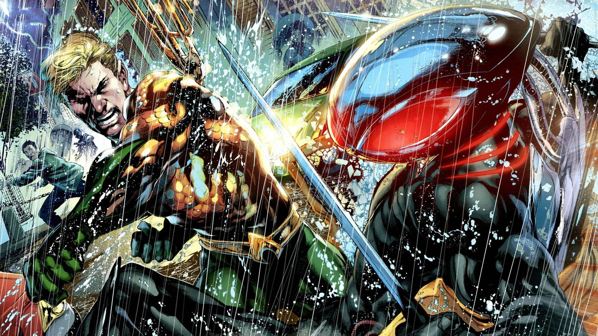 Aquaman vs Black Manta new 52 [1920x1080]