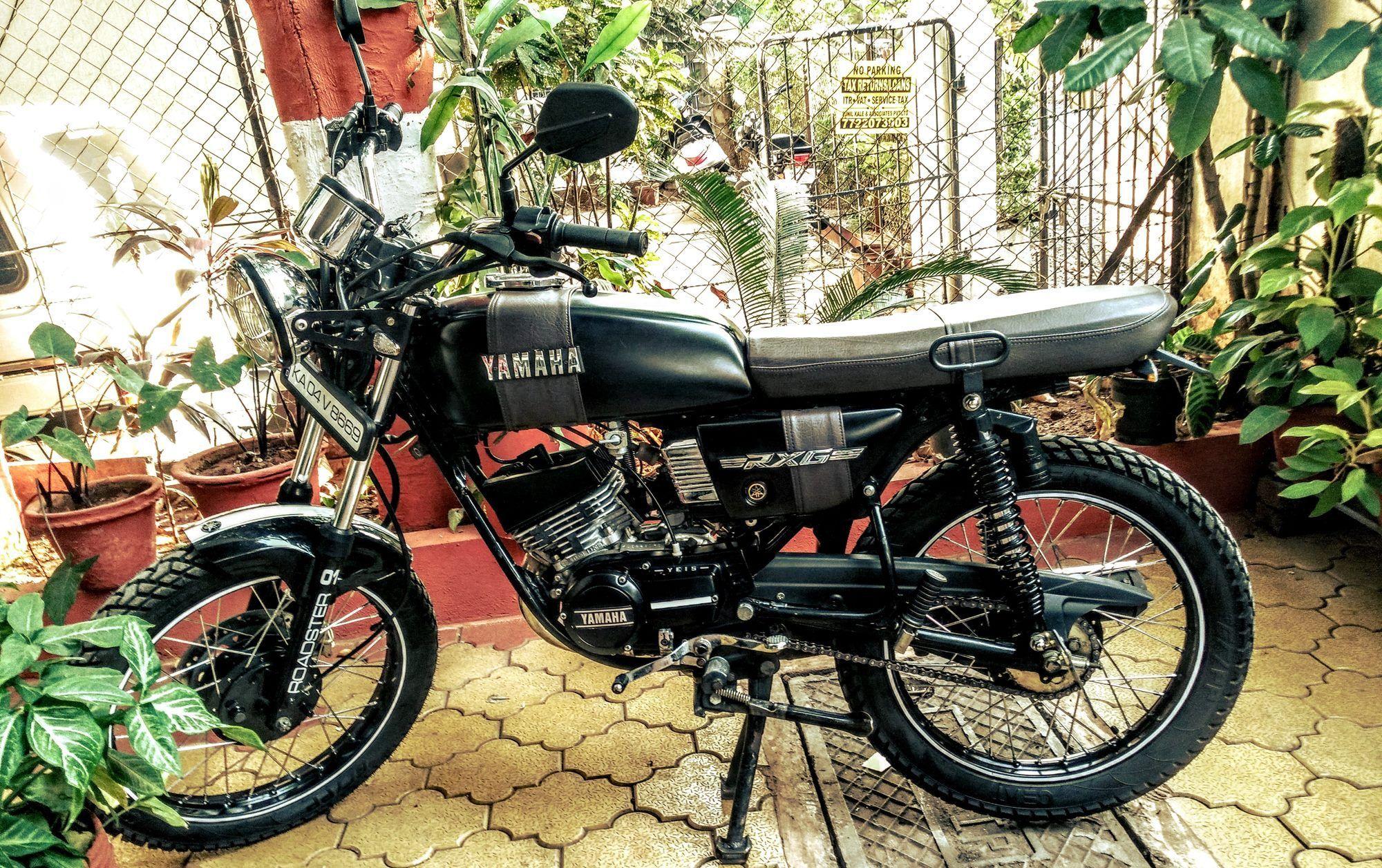 Modified Yamaha RX 135 Scrambler Restoration